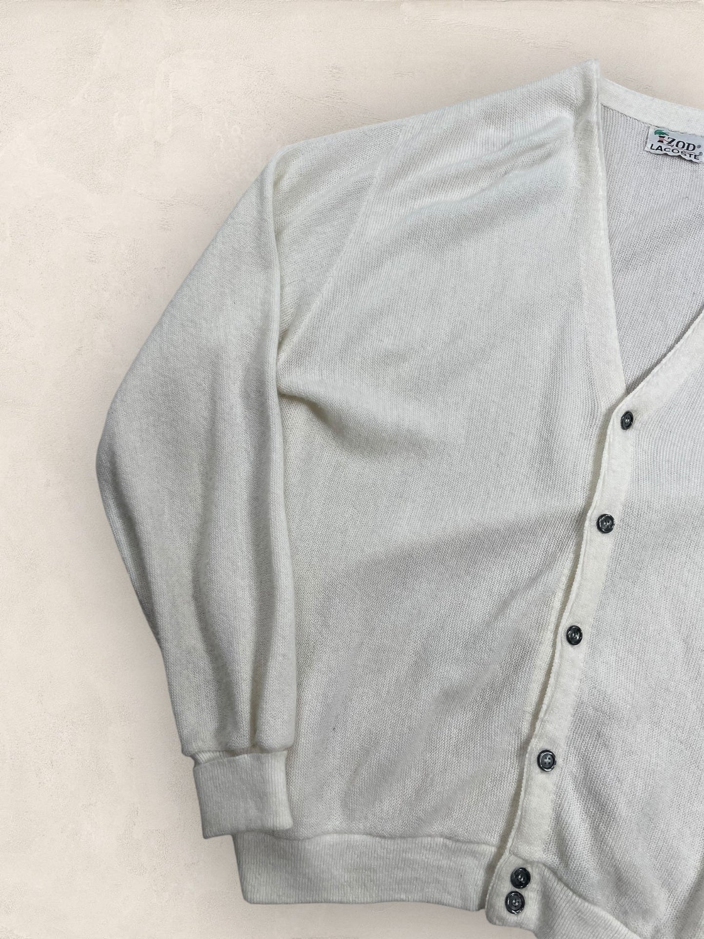 Cardigan Homme Lacoste Blanc XL Ref:3119 - Blanc - XL - amifrip