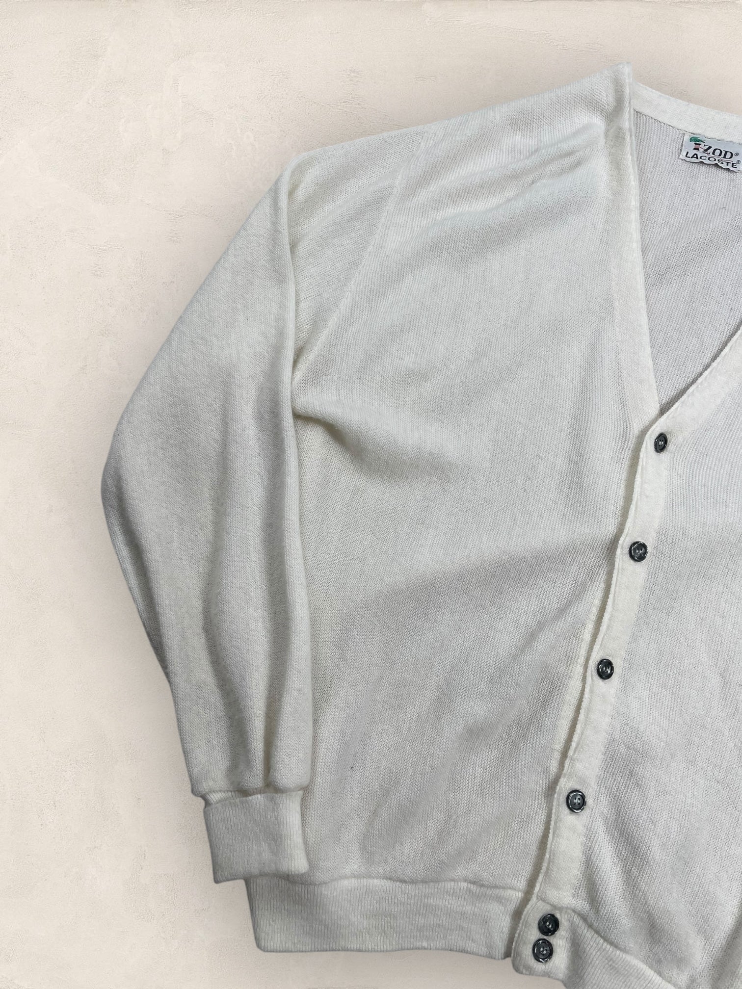 Cardigan Homme Lacoste Blanc XL Ref:3119 - Blanc - XL - amifrip