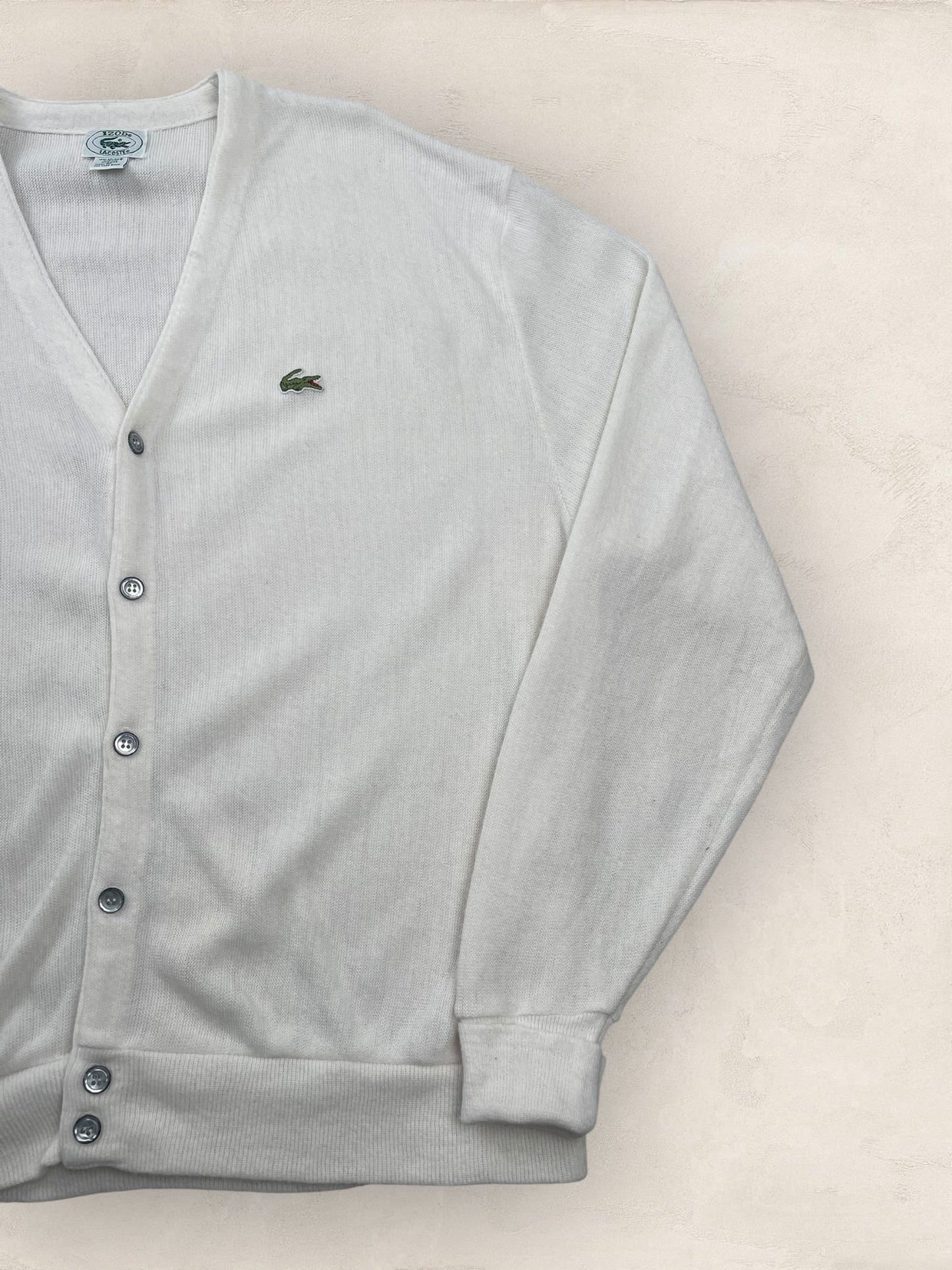 Cardigan Homme Lacoste Blanc XL Ref:3147 - Blanc - XL - amifrip