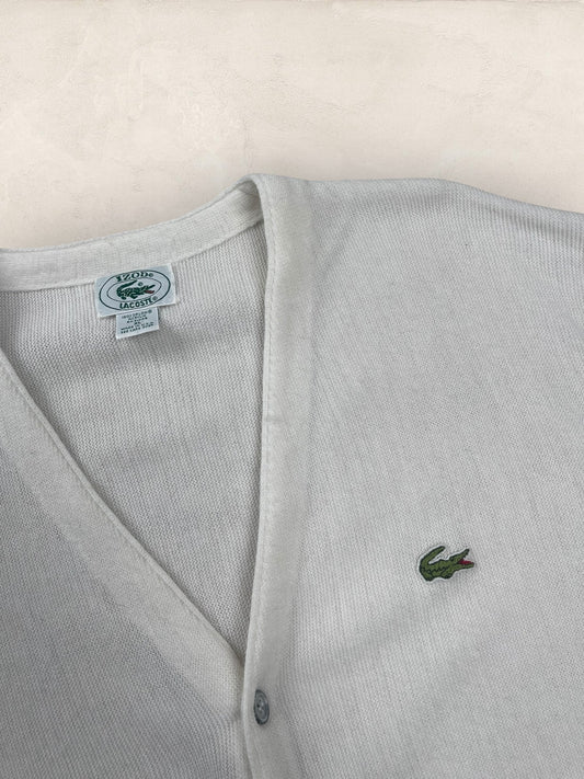 Cardigan Homme Lacoste Blanc XL Ref:3147 - Blanc - XL - amifrip