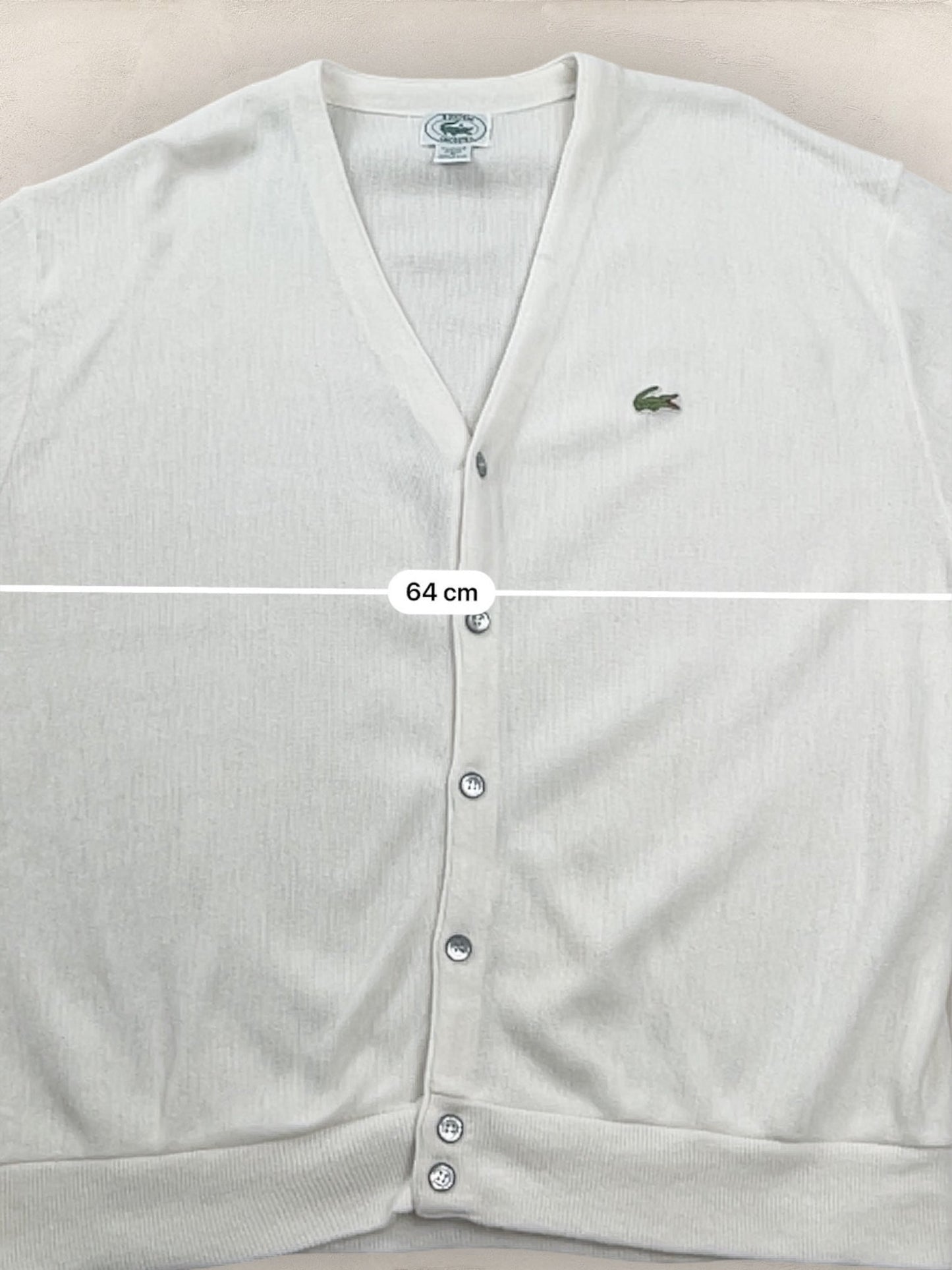 Cardigan Homme Lacoste Blanc XL Ref:3147 - Blanc - XL - amifrip