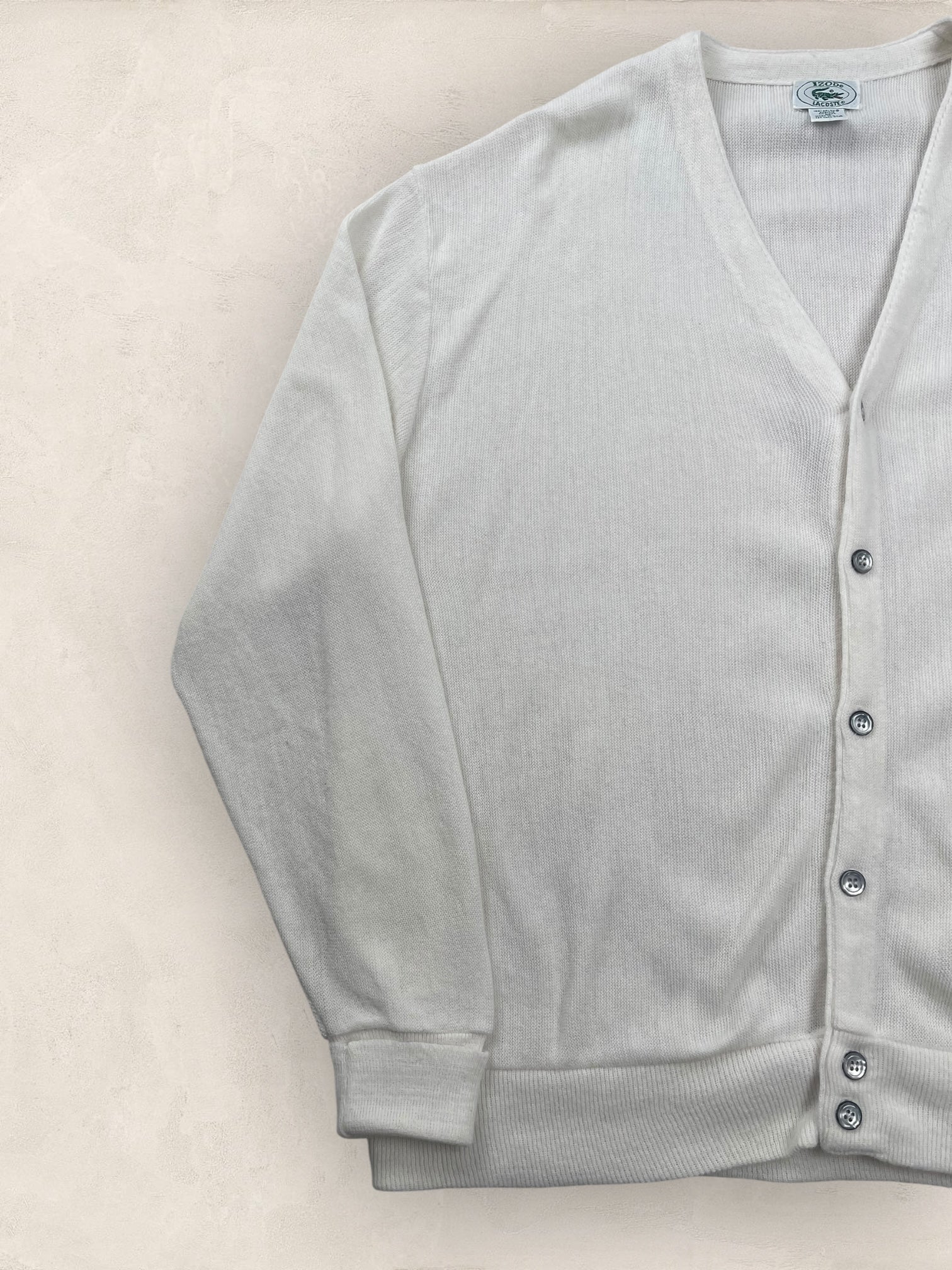 Cardigan Homme Lacoste Blanc XL Ref:3147 - Blanc - XL - amifrip
