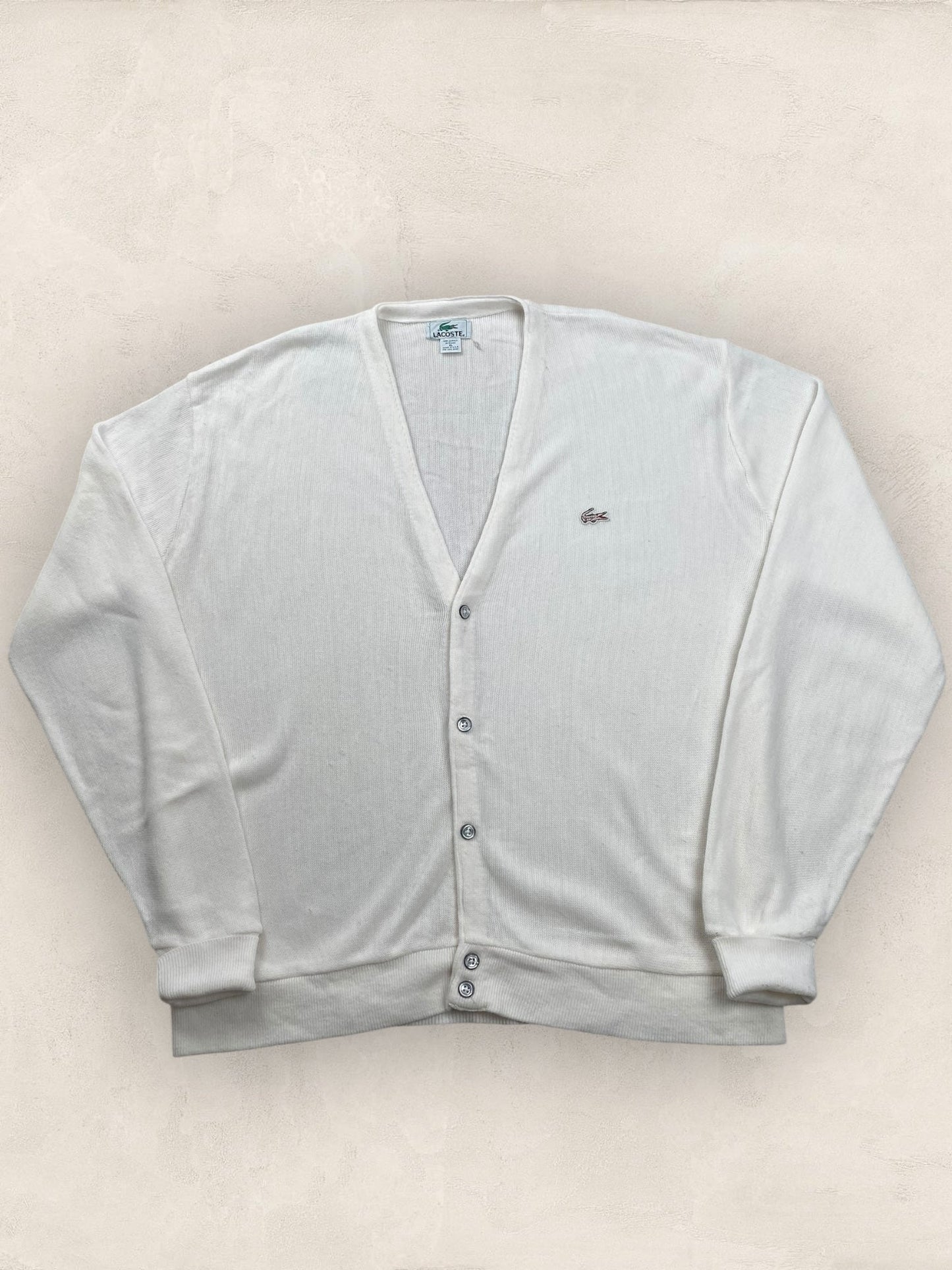 Cardigan Homme Lacoste Blanc XL Ref:3172 - Blanc - XL - amifrip