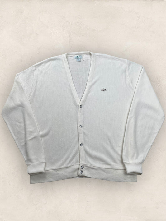 Cardigan Homme Lacoste Blanc XL Ref:3172 - Blanc - XL - amifrip