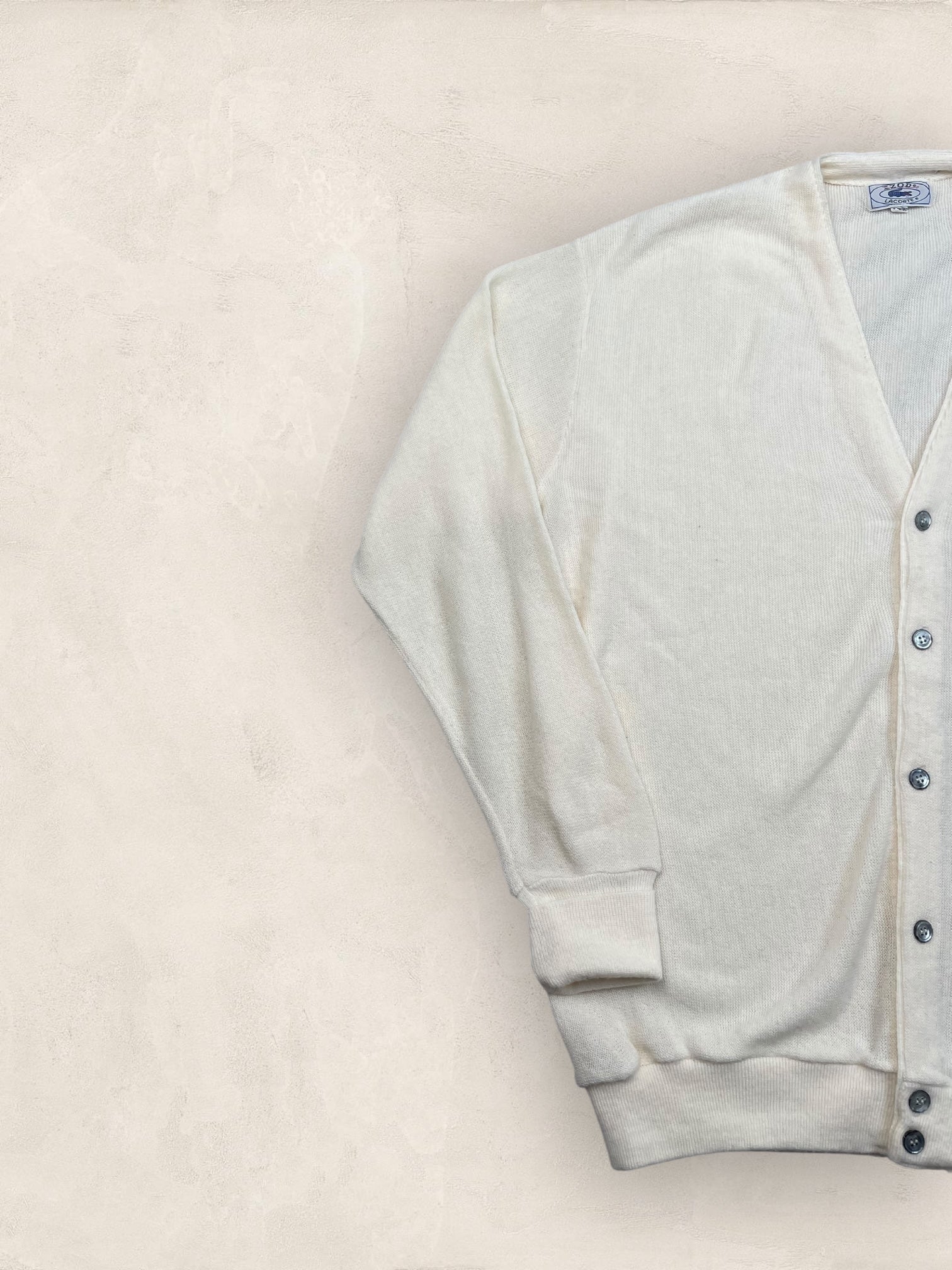 Cardigan Homme Lacoste Blanc XL Ref:3382 - Blanc - XL - amifrip