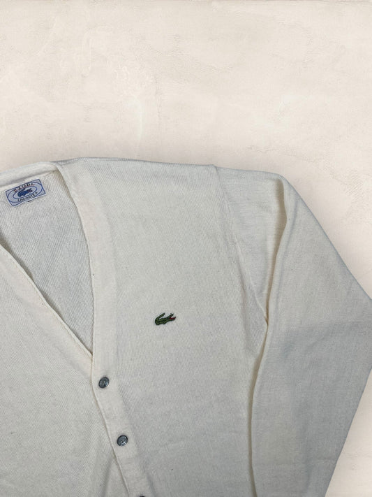 Cardigan Homme Lacoste Blanc XL Ref:3382 - Blanc - XL - amifrip