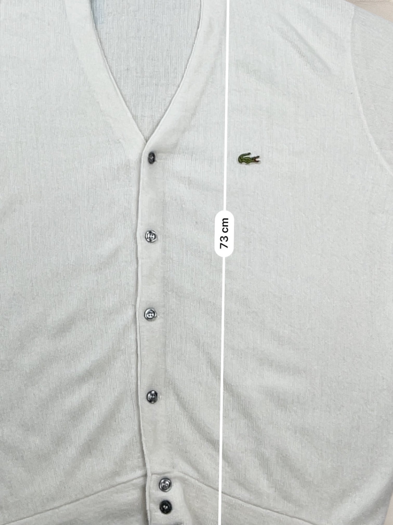Cardigan Homme Lacoste Blanc XXL Ref:3106 - Blanc - XXL - amifrip