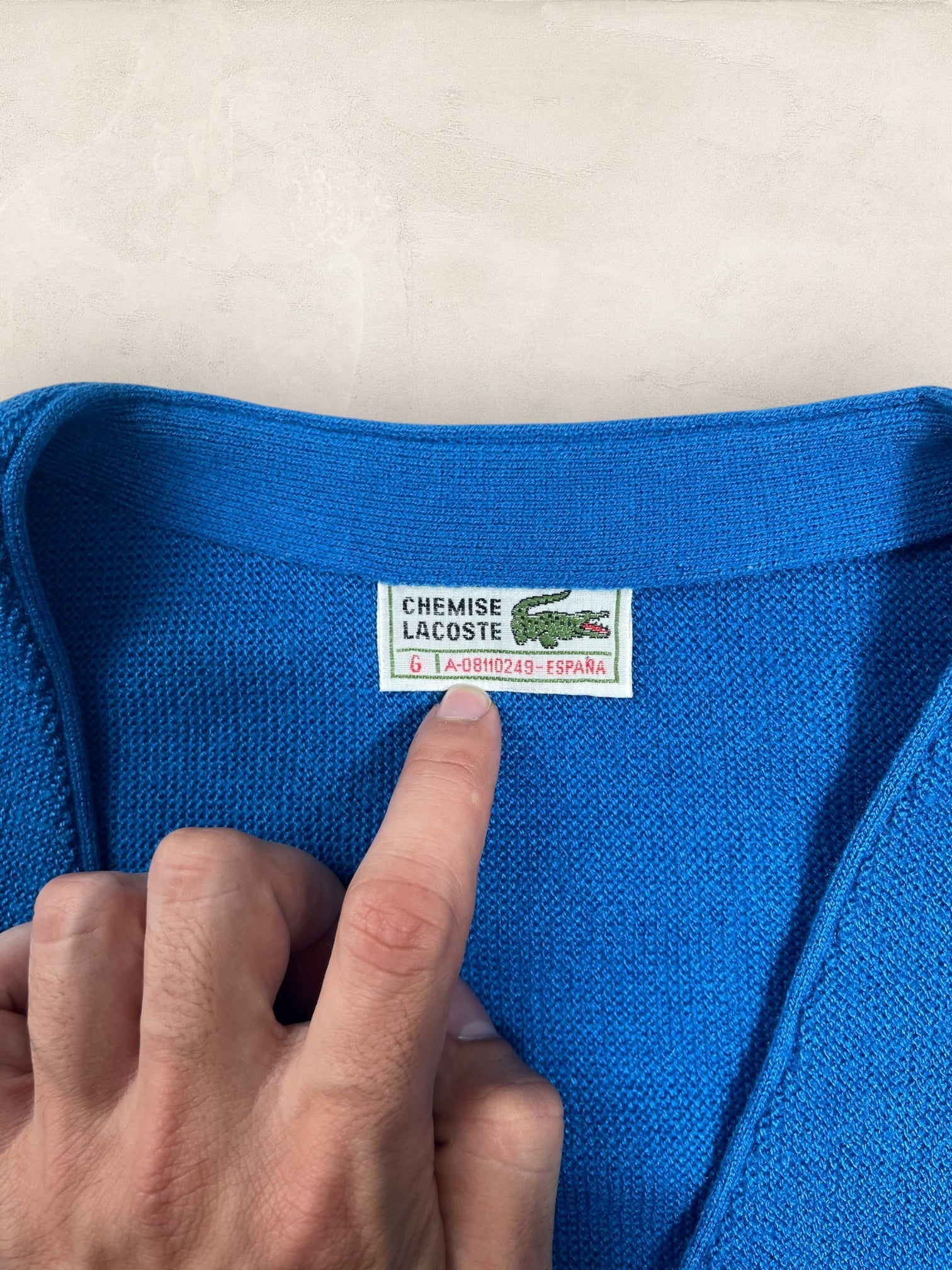 Cardigan Homme Lacoste Bleu Électrique XL Ref:3087 - Bleu Électrique - XL - amifrip