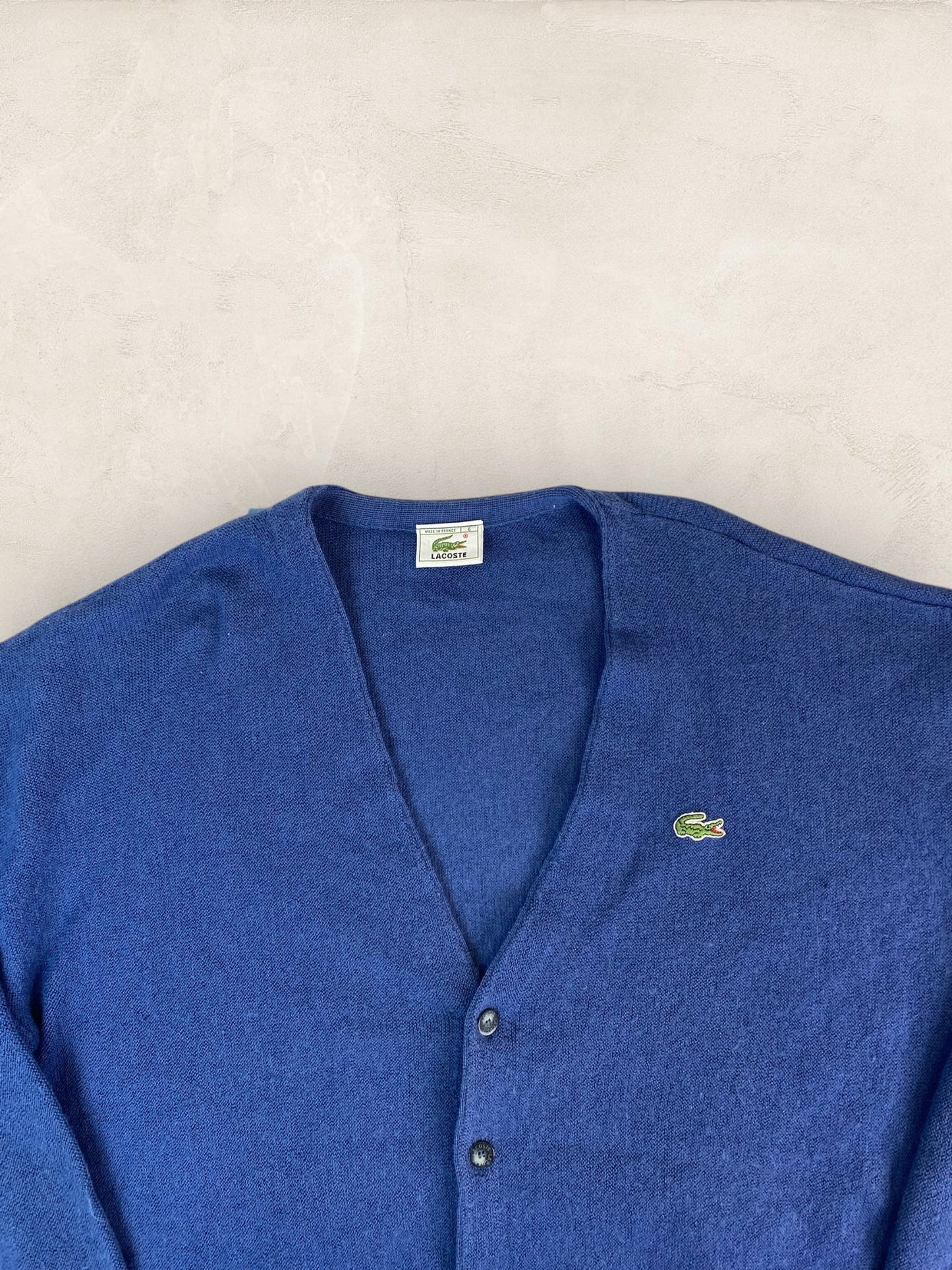 Cardigan Homme Lacoste Bleu L En Laine Ref:3901 - Bleu - L - amifrip