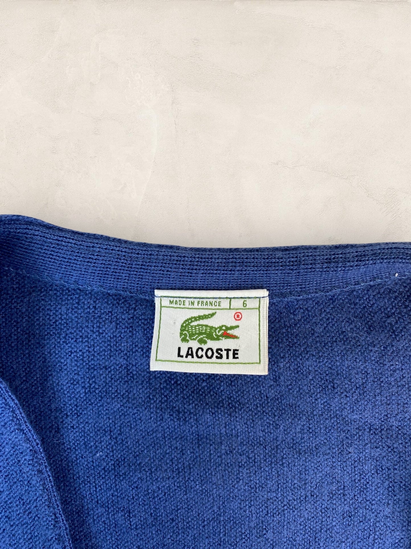 Cardigan Homme Lacoste Bleu L En Laine Ref:3901 - Bleu - L - amifrip