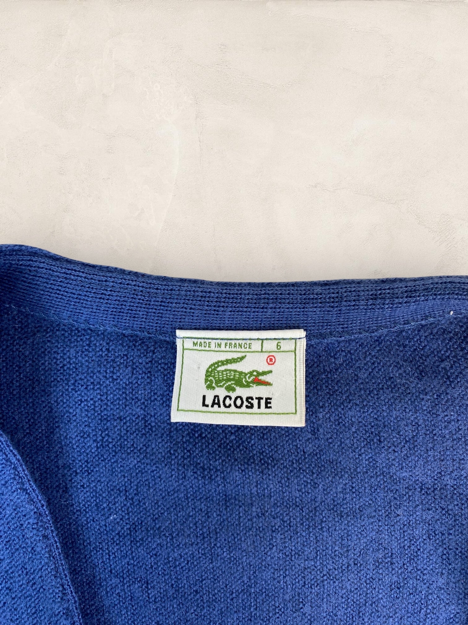 Cardigan Homme Lacoste Bleu L En Laine Ref:3901 - Bleu - L - amifrip