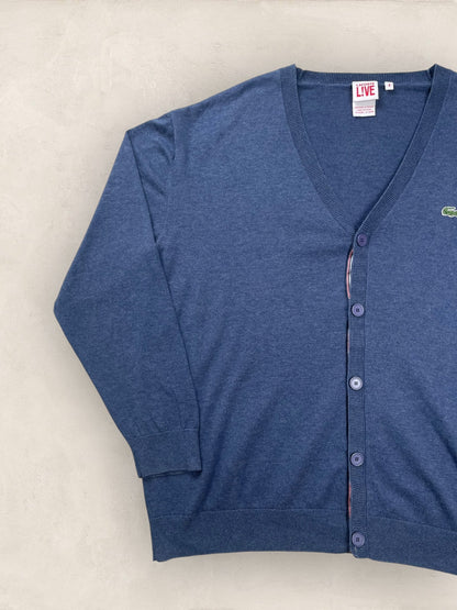Cardigan Homme Lacoste Bleu L Ref:3135 - Bleu - L - amifrip