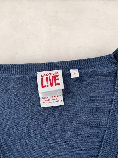 Cardigan Homme Lacoste Bleu L Ref:3135 - Bleu - L - amifrip