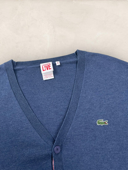 Cardigan Homme Lacoste Bleu L Ref:3135 - Bleu - L - amifrip