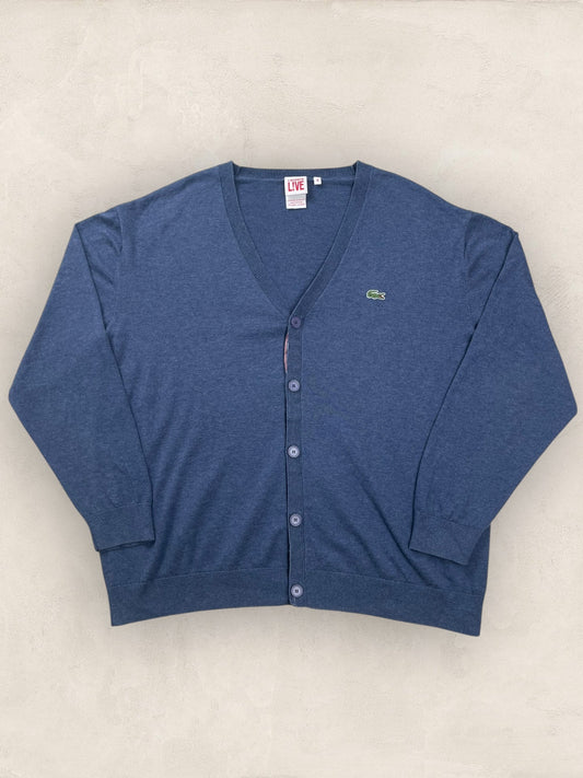 Cardigan Homme Lacoste Bleu L Ref:3135 - Bleu - L - amifrip