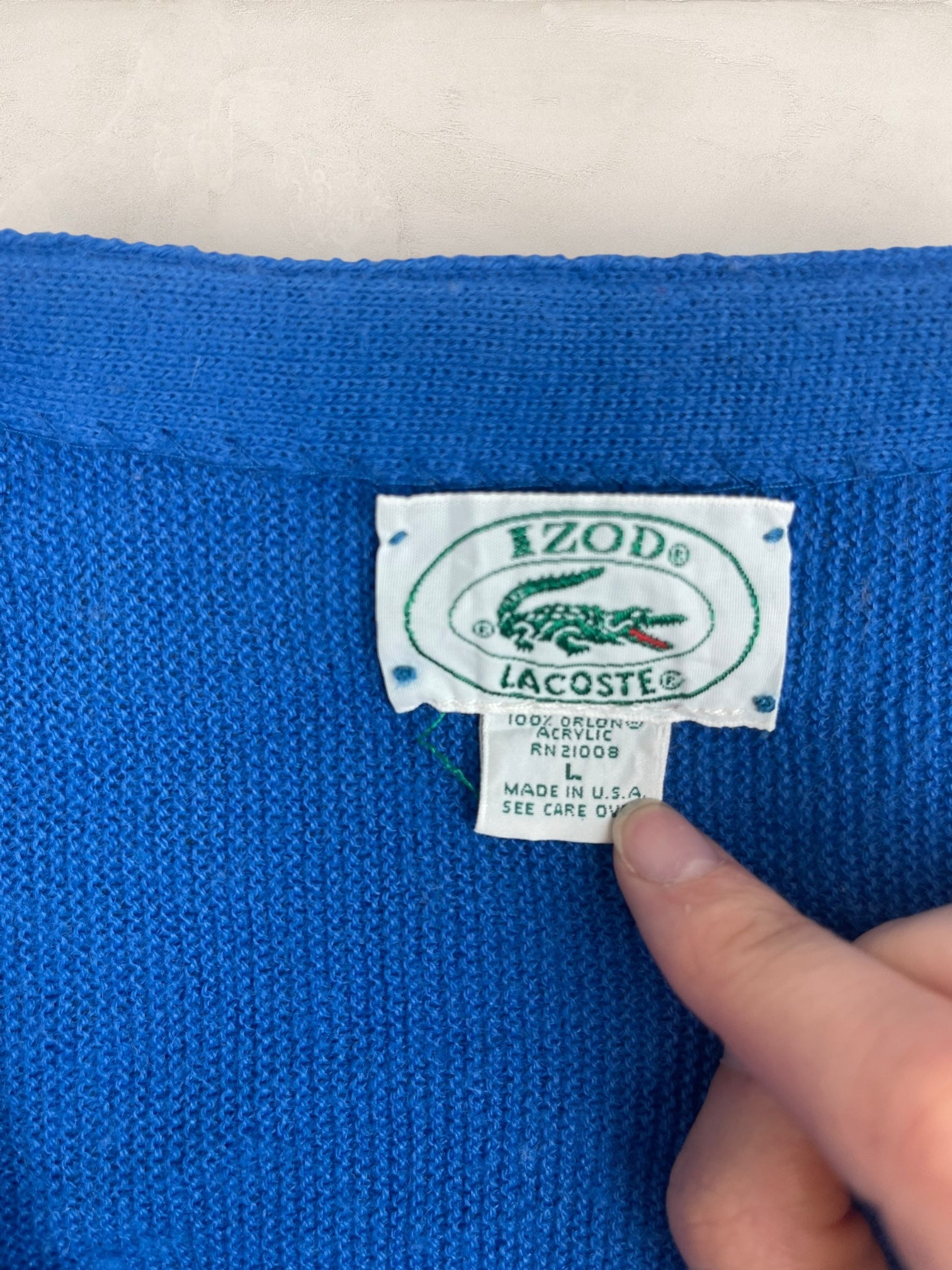 Cardigan Homme Lacoste Bleu L Ref:3185 - Bleu - L - amifrip