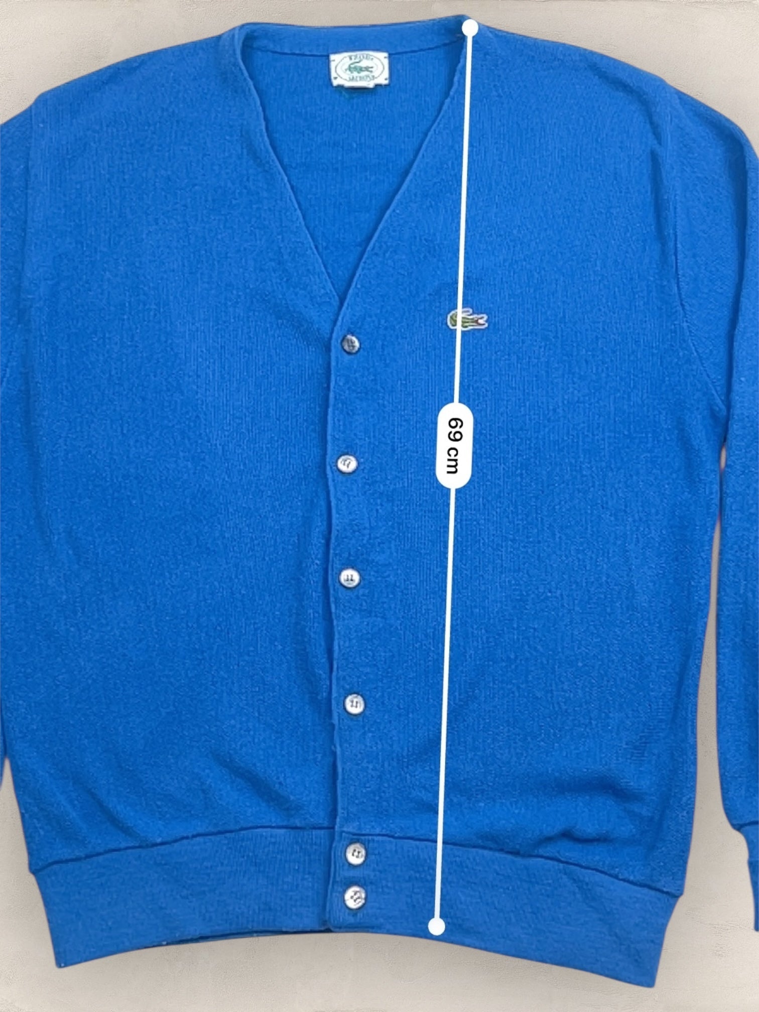 Cardigan Homme Lacoste Bleu L Ref:3185 - Bleu - L - amifrip