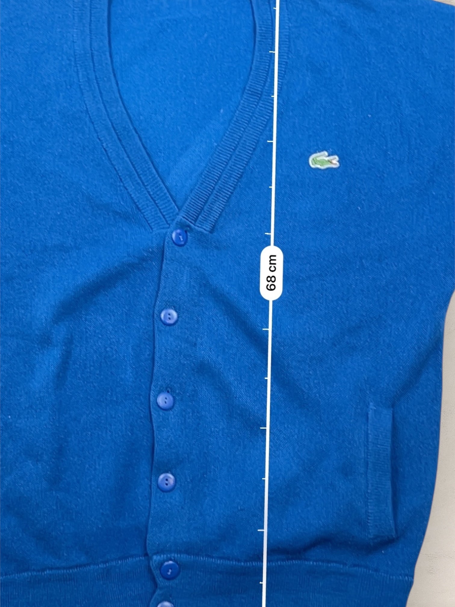 Cardigan Homme Lacoste Bleu L Ref:3371 - Bleu - L - amifrip
