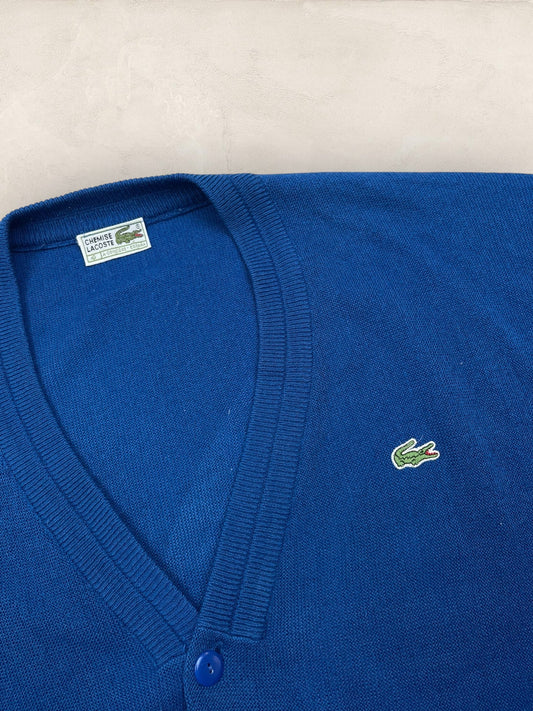Cardigan Homme Lacoste Bleu L Ref:3371 - Bleu - L - amifrip