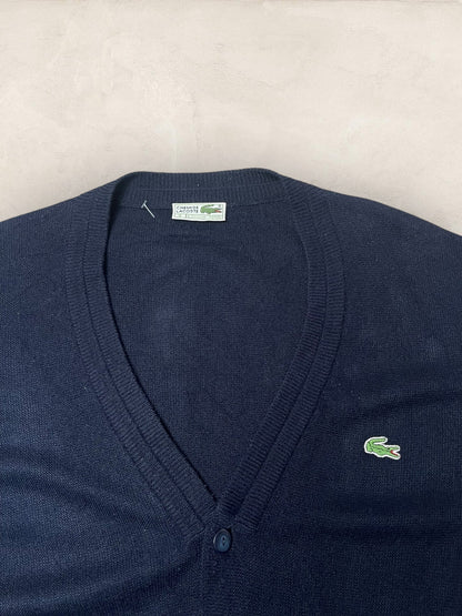 Cardigan Homme Lacoste Bleu Marine 2XL Ref:3838 - Bleu Marine - 2XL - amifrip