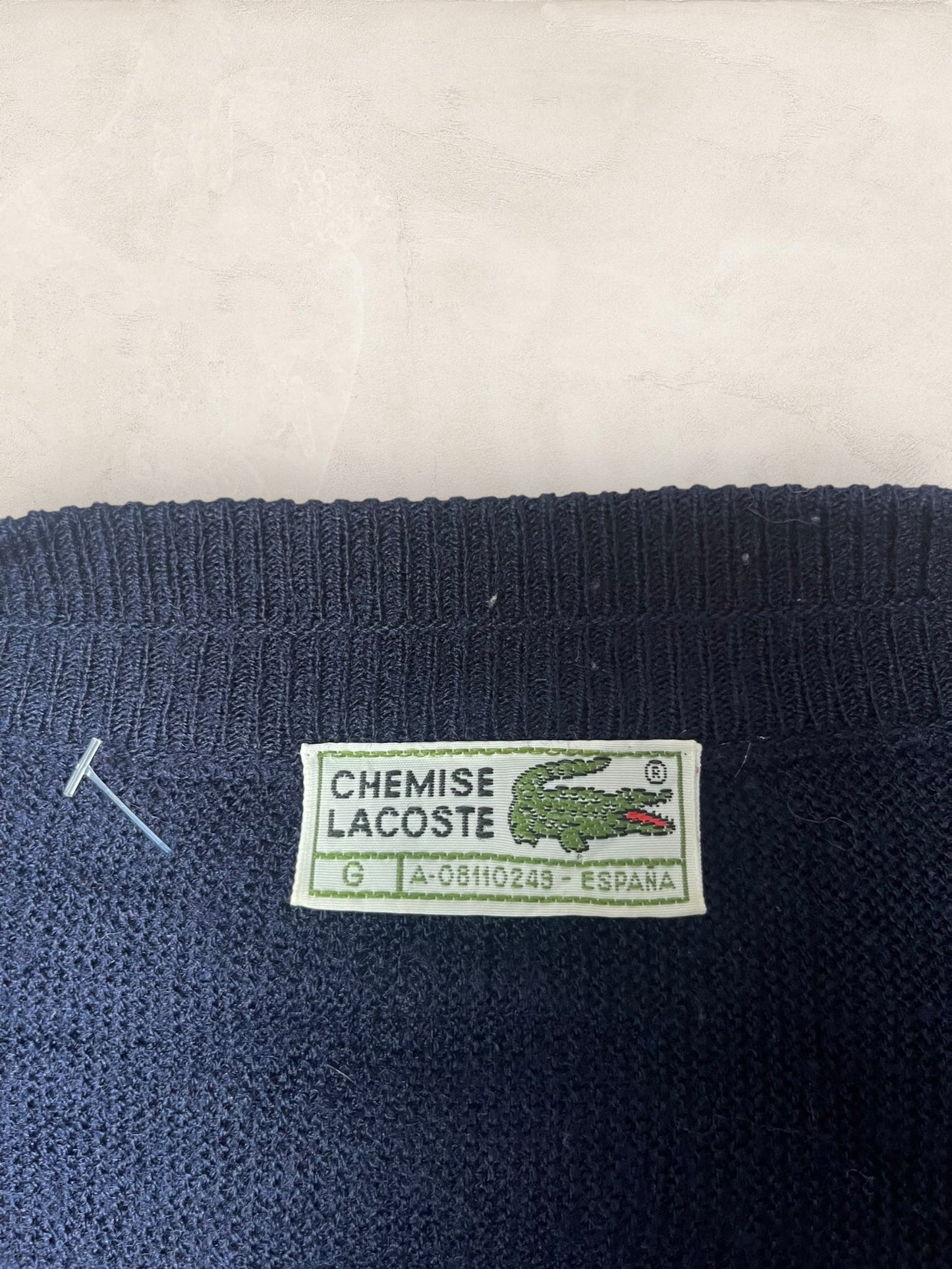 Cardigan Homme Lacoste Bleu Marine 2XL Ref:3838 - Bleu Marine - 2XL - amifrip