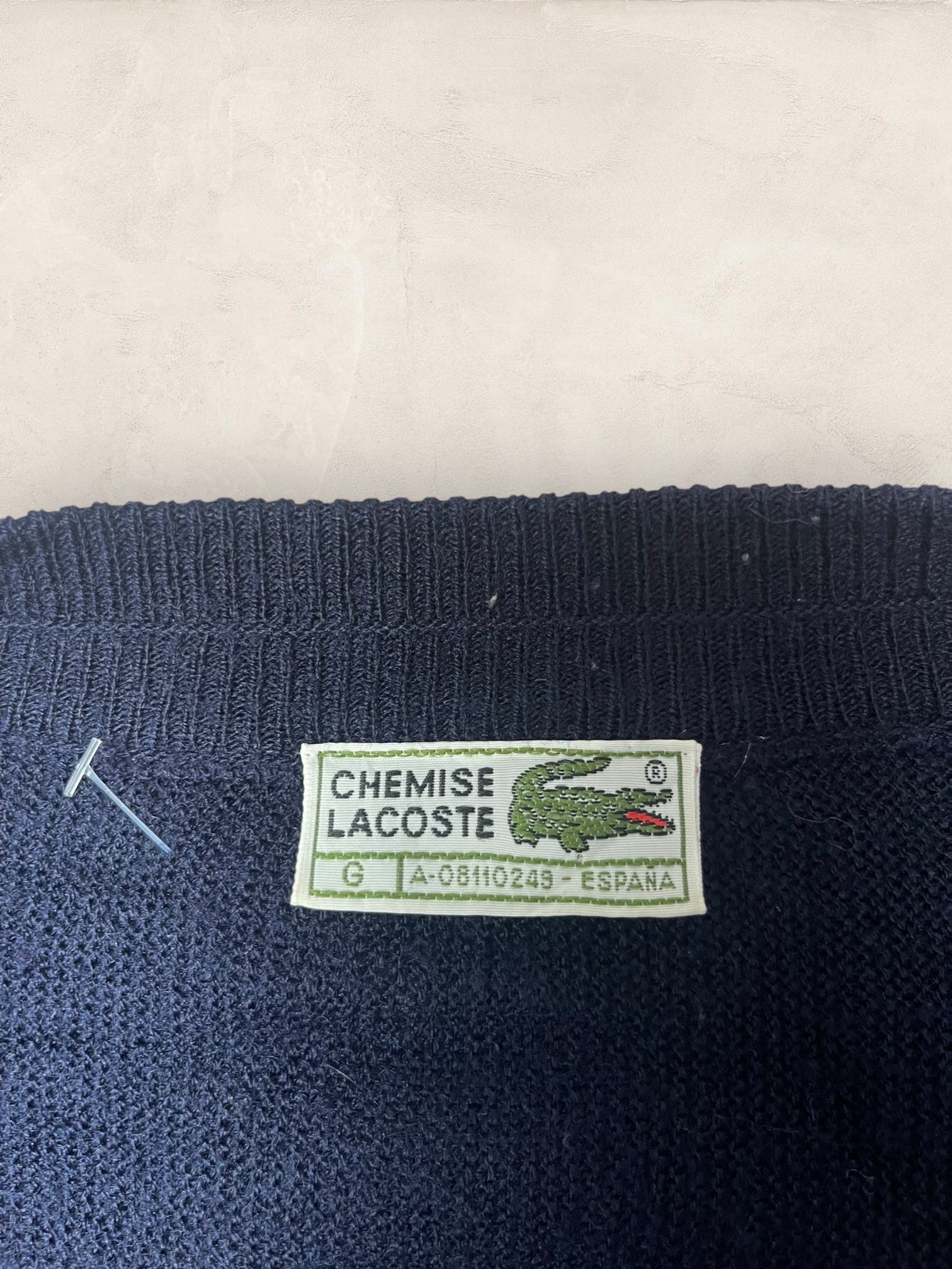Cardigan Homme Lacoste Bleu Marine 2XL Ref:3838 - Bleu Marine - 2XL - amifrip