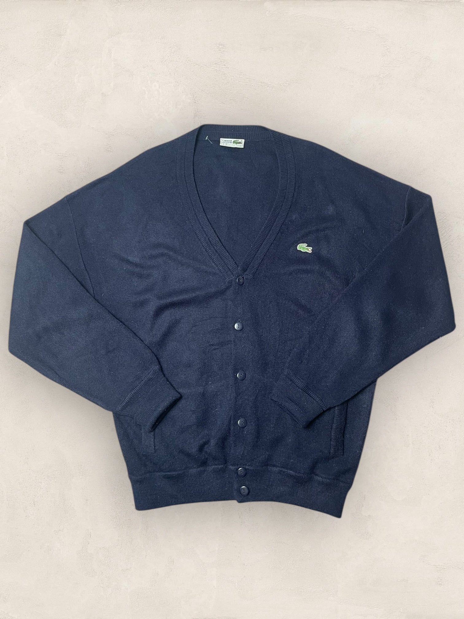 Cardigan Homme Lacoste Bleu Marine 2XL Ref:3838 - Bleu Marine - 2XL - amifrip