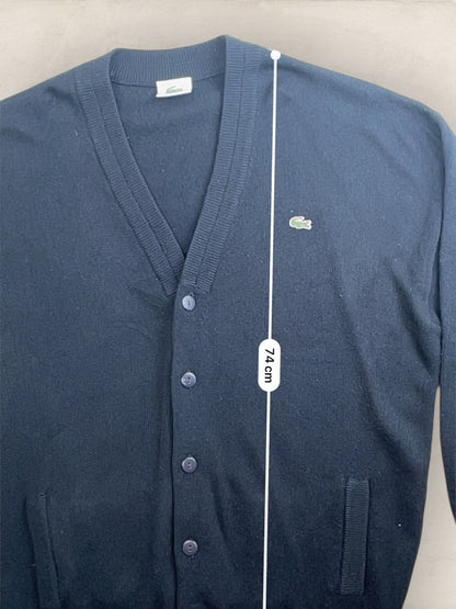 Cardigan Homme Lacoste Bleu Marine L Ref:3291 - Bleu Marine - L - amifrip