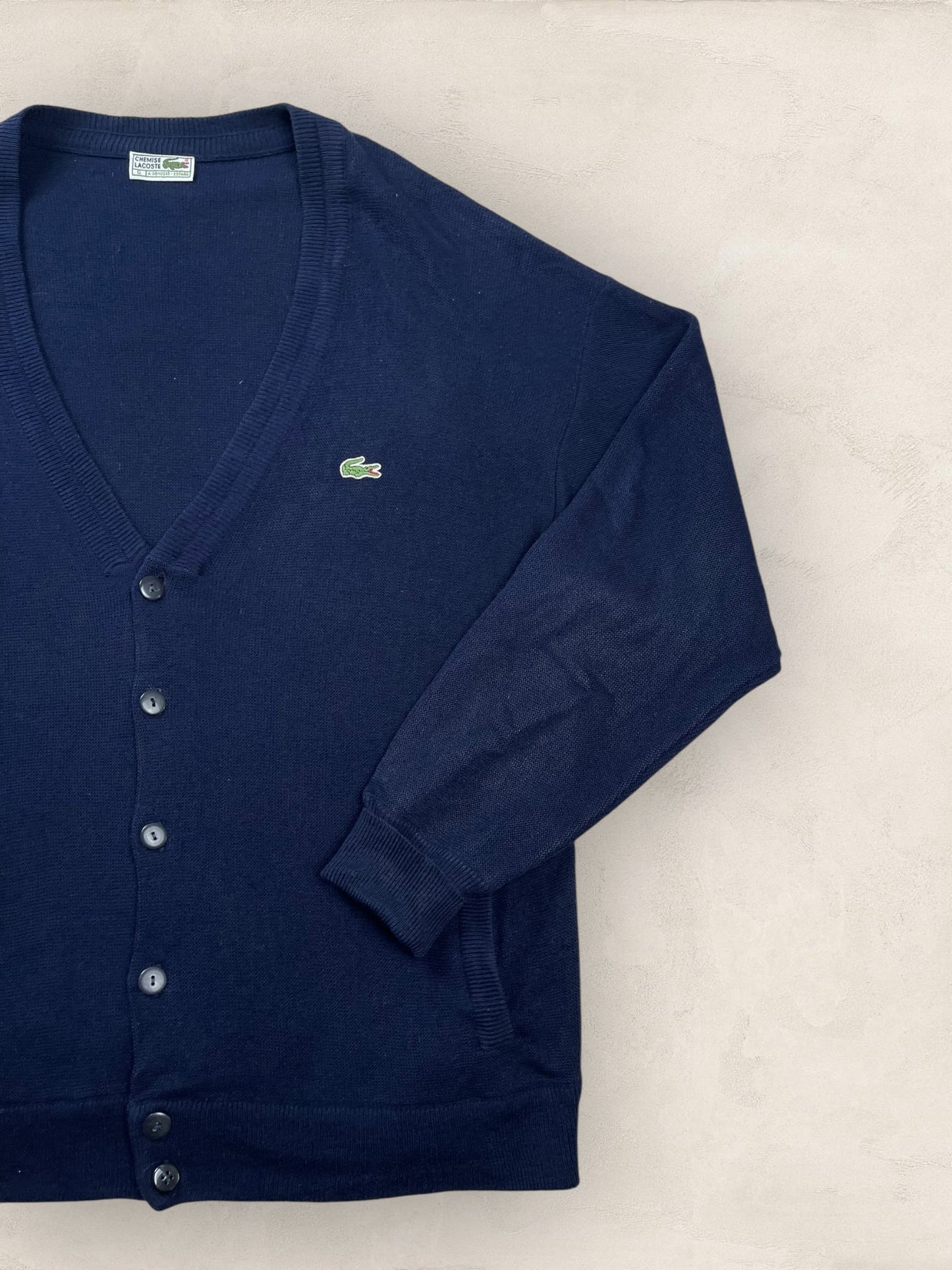 Cardigan Homme Lacoste Bleu Marine XL Ref:3124 - Bleu Marine - XL - amifrip
