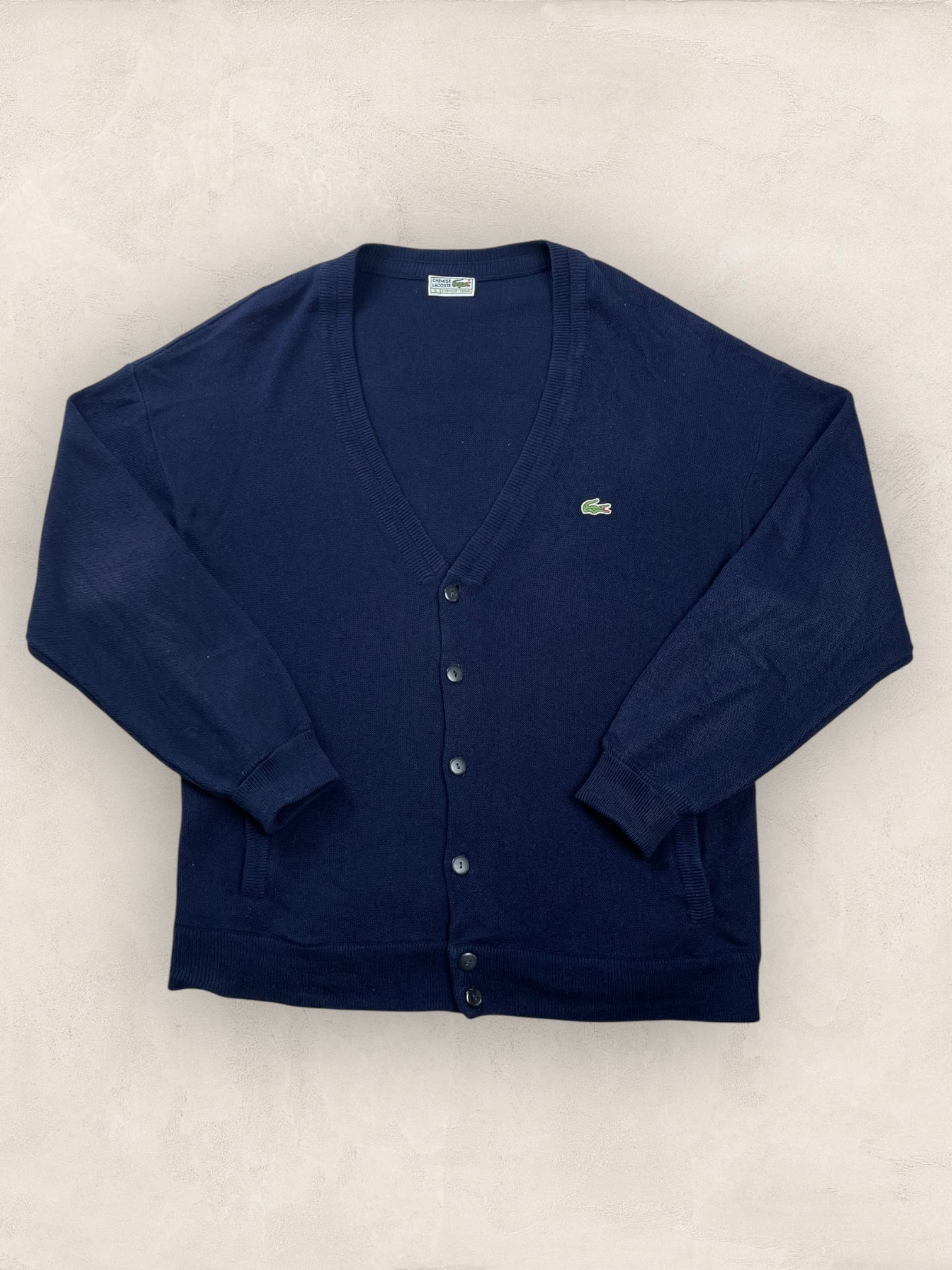 Cardigan Homme Lacoste Bleu Marine XL Ref:3124 - Bleu Marine - XL - amifrip