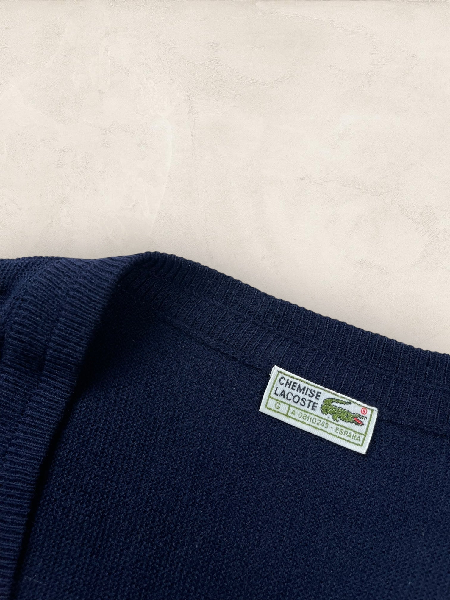 Cardigan Homme Lacoste Bleu Marine XL Ref:3124 - Bleu Marine - XL - amifrip