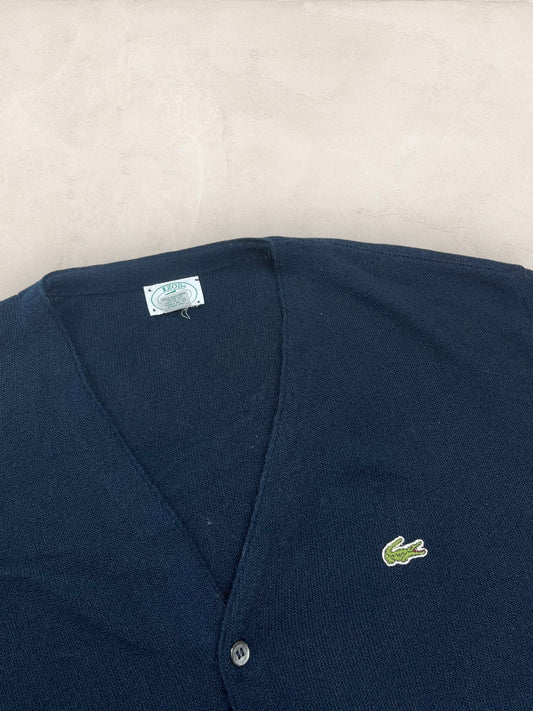 Cardigan Homme Lacoste Bleu Marine XL Ref:3142 - Bleu Marine - XL - amifrip