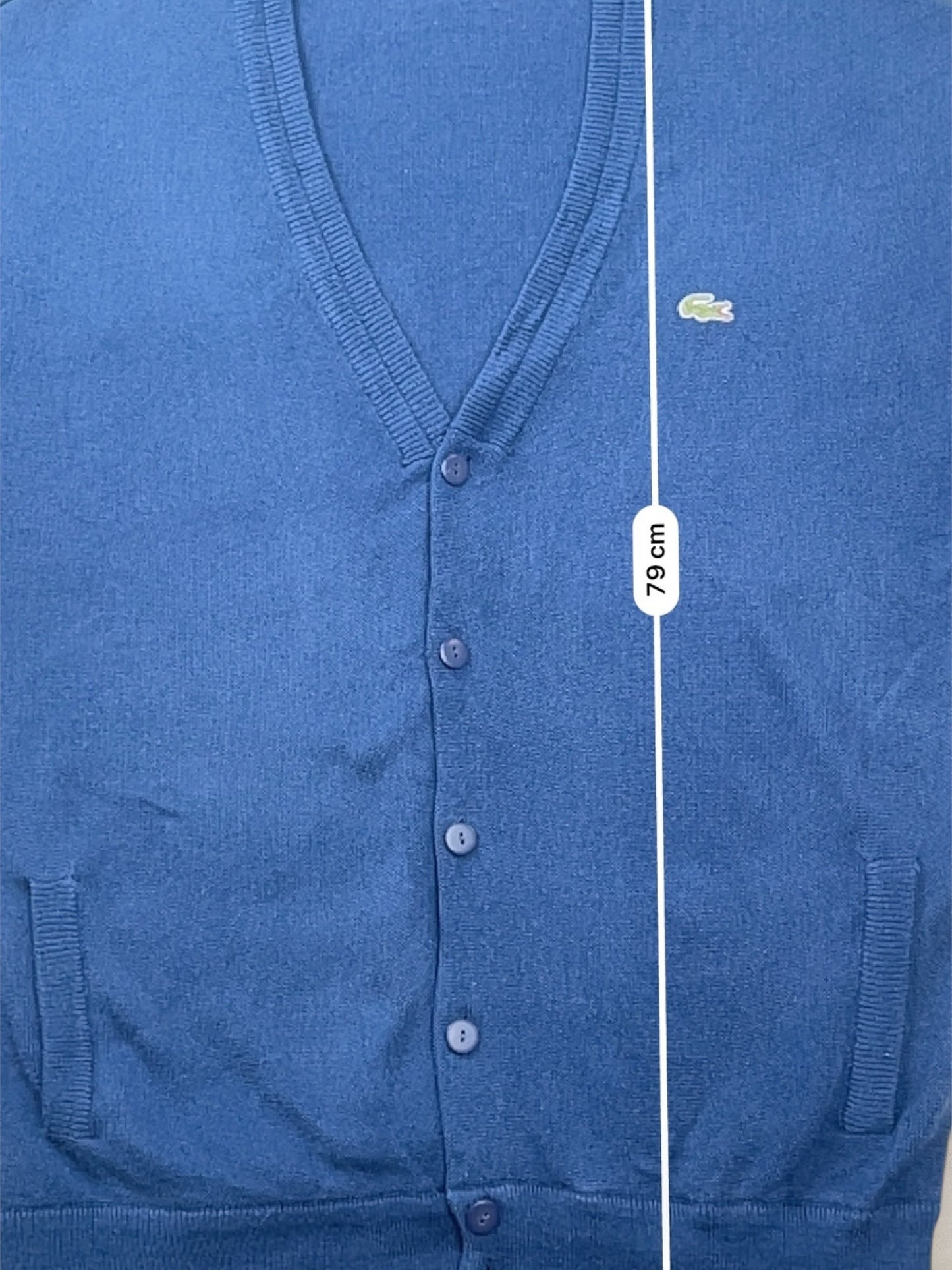Cardigan Homme Lacoste Bleu Marine XL Ref:3145 - Bleu Marine - XL - amifrip