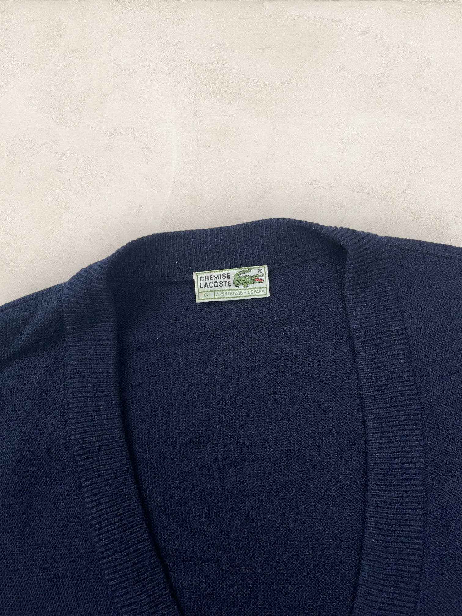 Cardigan Homme Lacoste Bleu Marine XL Ref:3149 - Bleu Marine - XL - amifrip
