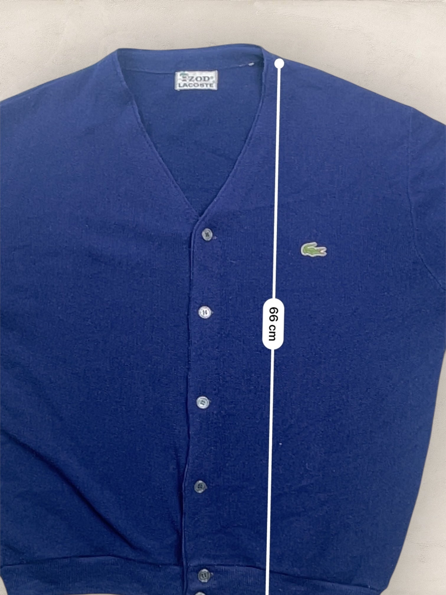 Cardigan Homme Lacoste Bleu Marine XL Ref:3159 - Bleu Marine - XL - amifrip