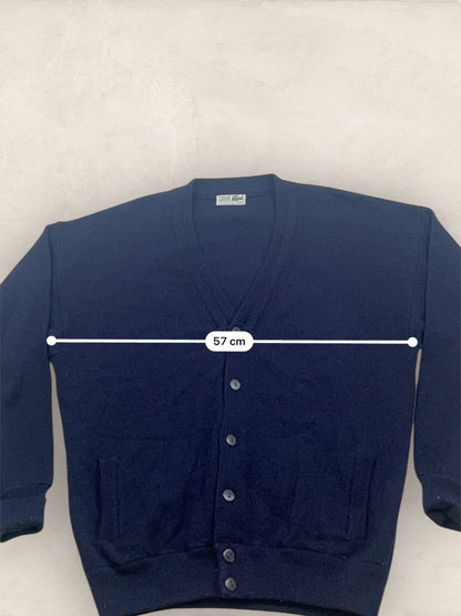 Cardigan Homme Lacoste Bleu Marine XL Ref:3182 - Bleu Marine - XL - amifrip