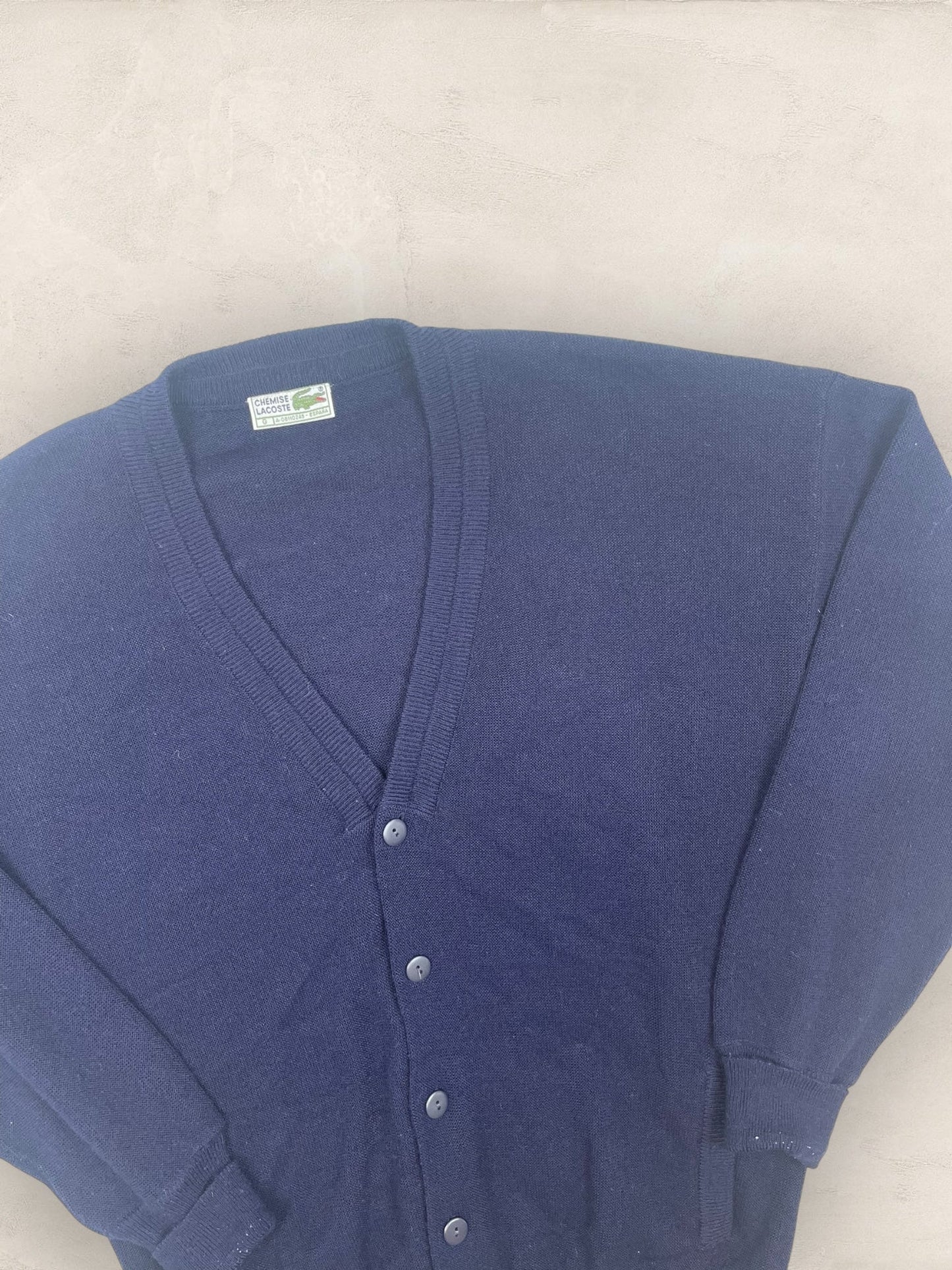 Cardigan Homme Lacoste Bleu Marine XL Ref:3182 - Bleu Marine - XL - amifrip