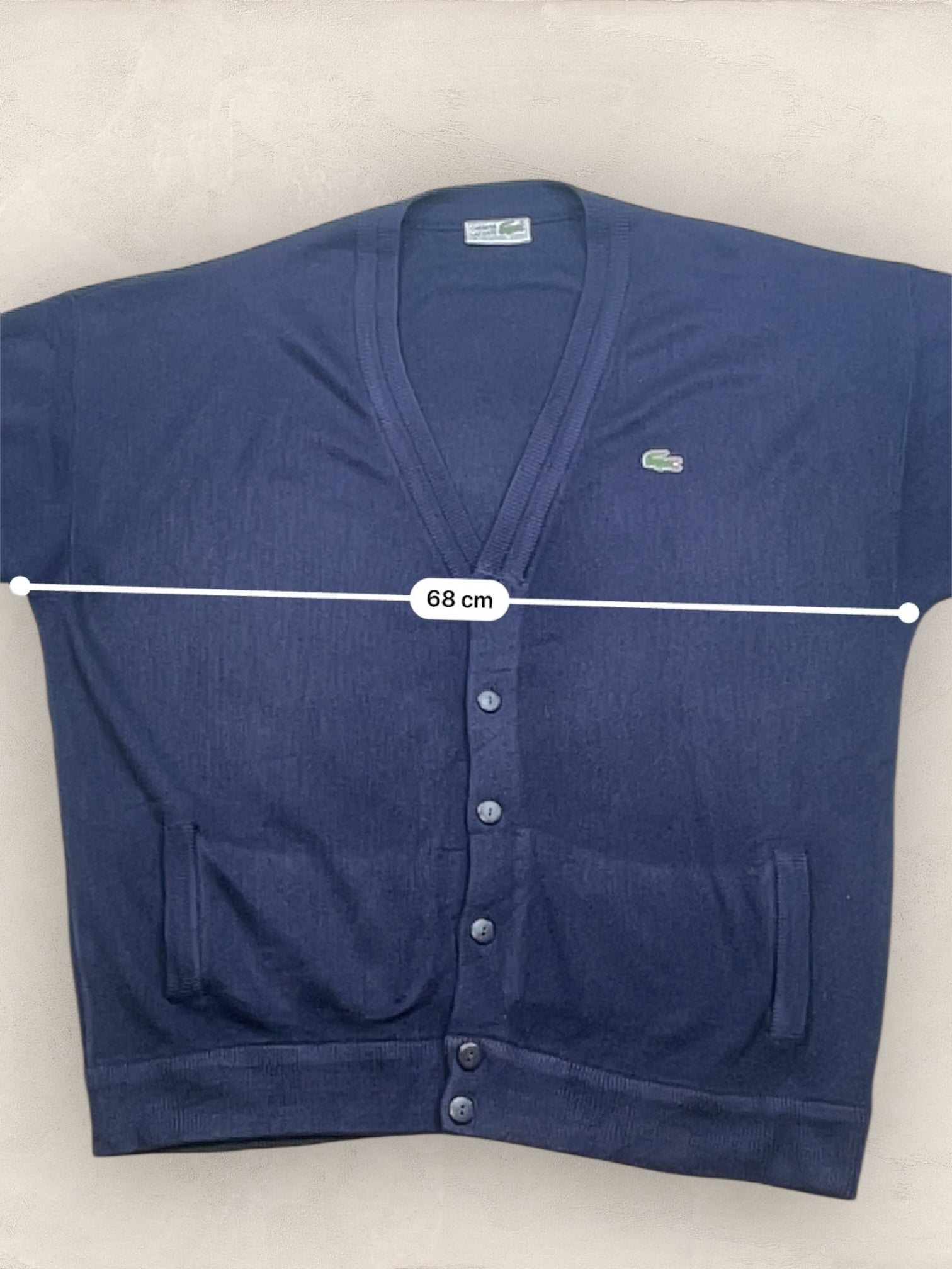 Cardigan Homme Lacoste Bleu Marine XL Ref:3280 - Bleu Marine - XL - amifrip
