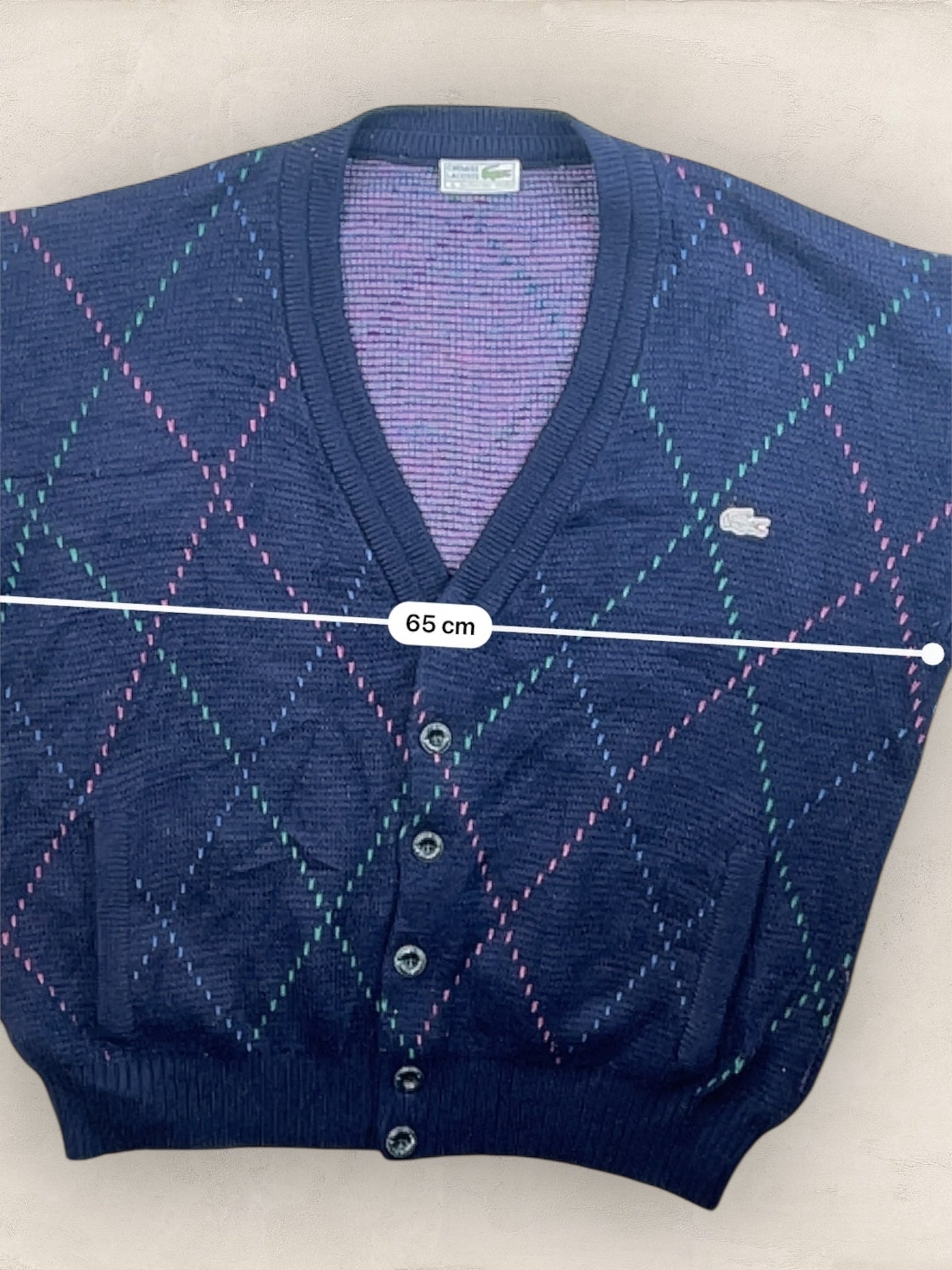 Cardigan Homme Lacoste Bleu Marine XL Ref:3315 - Bleu Marine - XL - amifrip