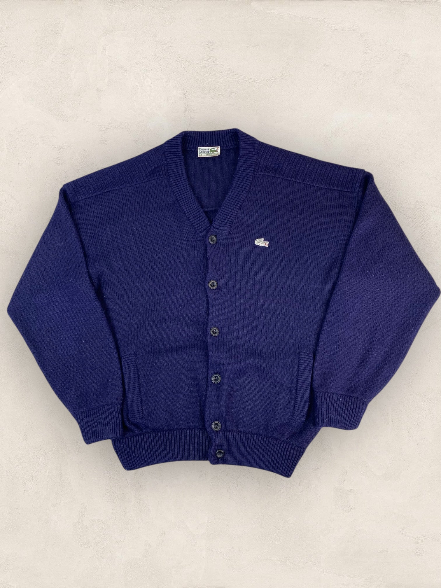 Cardigan Homme Lacoste Bleu Marine XL Ref:3910 - Bleu Marine - XL - amifrip