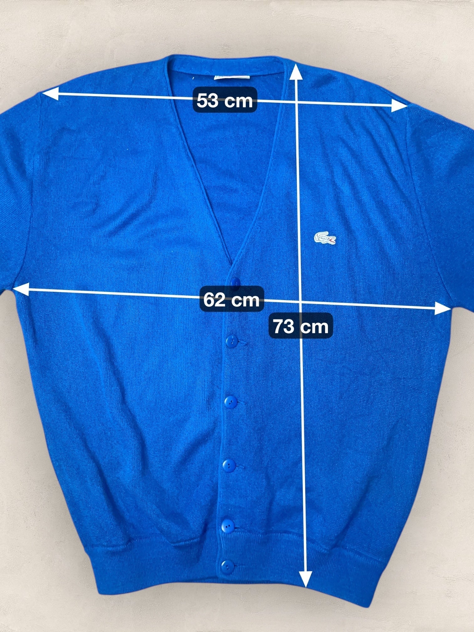 Cardigan Homme Lacoste Bleu XL Ref:3850 - Bleu - XL - amifrip