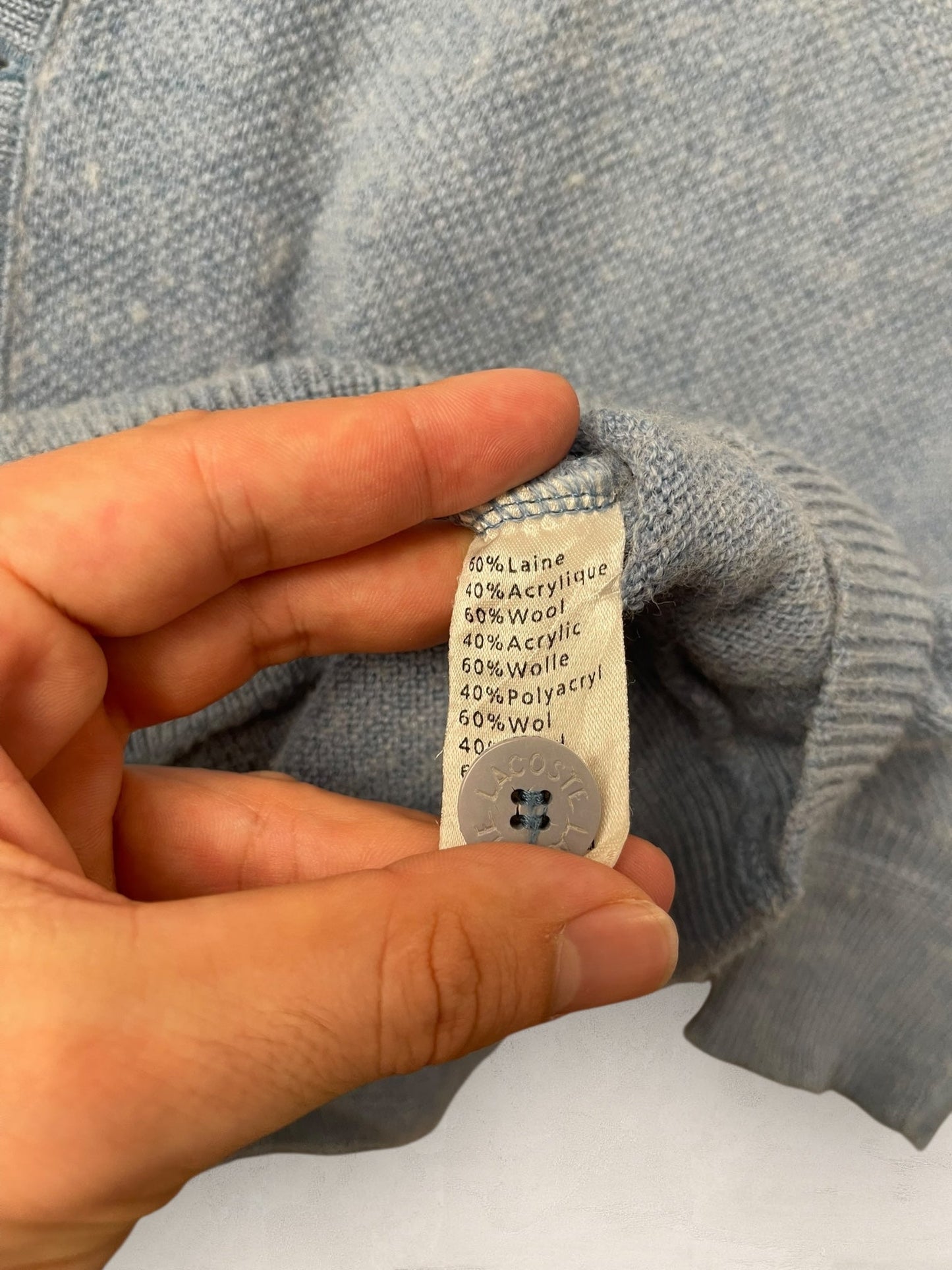 Cardigan Homme Lacoste Bleu XL Ref:3862 - Bleu - XL - amifrip