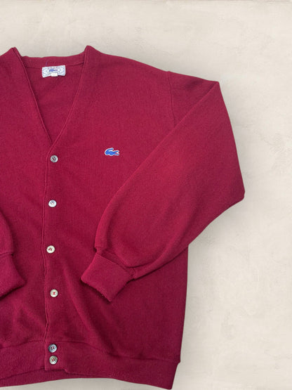 Cardigan Homme Lacoste BORDEAUX L Ref:2871 - BORDEAUX - L - amifrip - Friperie en ligne et vêtements vintage