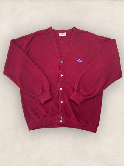 Cardigan Homme Lacoste BORDEAUX L Ref:2871 - BORDEAUX - L - amifrip - Friperie en ligne et vêtements vintage
