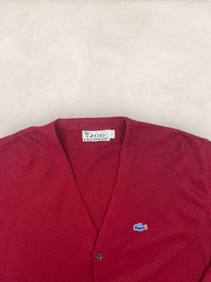 Cardigan Homme Lacoste Bordeaux L Ref:3378 - Bordeaux - L - amifrip