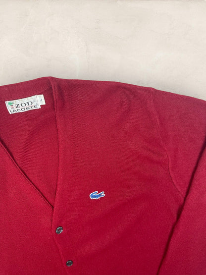 Cardigan Homme Lacoste Bordeaux L Ref:3378 - Bordeaux - L - amifrip