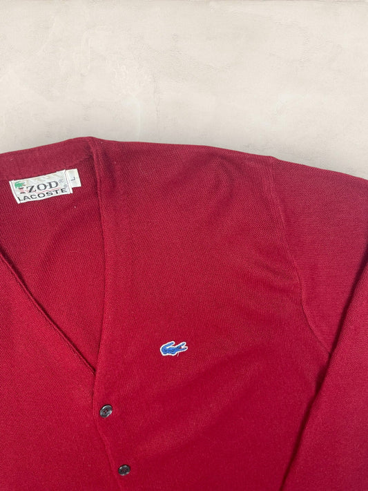 Cardigan Homme Lacoste Bordeaux L Ref:3378 - Bordeaux - L - amifrip