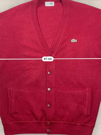Cardigan Homme Lacoste Bordeaux XL Ref:3109 - Bordeaux - XL - amifrip
