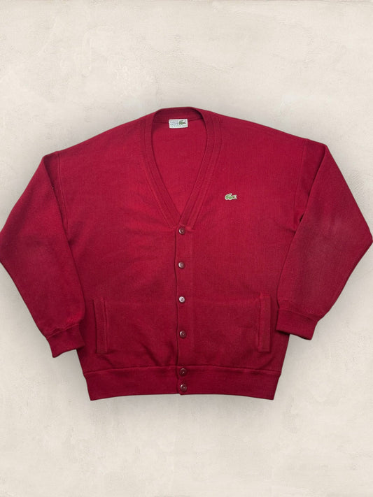 Cardigan Homme Lacoste Bordeaux XL Ref:3109 - Bordeaux - XL - amifrip