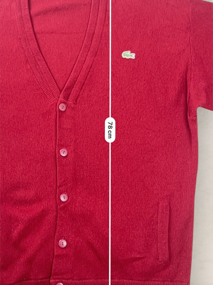 Cardigan Homme Lacoste Bordeaux XL Ref:3136 - Bordeaux - XL - amifrip